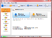Screenshot of FBackup free backup software
