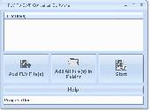 Screenshot of FLV To SWF Converter Software