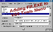 Screenshot of FR Text Find and Replace Utility