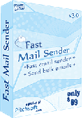 Screenshot of Fast Mail Sender