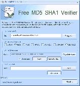 Free MD5 SHA1 Verifier Screenshot