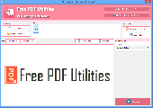 Free PDF Utilities - PDF Image Extractor Screenshot