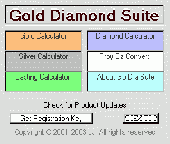 Gold Diamond Calculator Suite Screenshot