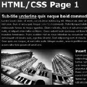 Screenshot of HTML/CSS Page Renderer AS2