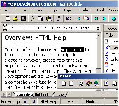 Screenshot of Help Development Studio