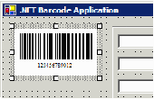 Screenshot of IDAutomation Barcode .NET Forms Control DLL