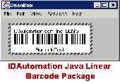 IDAutomation Java Linear Barcode Package Screenshot
