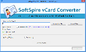 Screenshot of Import vCard contact to Outlook format