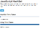 Javascript Hashset Screenshot