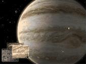 Screenshot of Jupiter 3D Space Survey Screensaver for Mac OS X