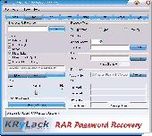 KRyLack RAR Password Recovery Screenshot