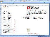 Screenshot of LAselect