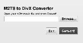 M2TS to DivX Converter Screenshot
