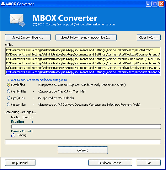 Screenshot of MBOX Converter Software