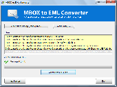 Screenshot of MBOX to EML Converter