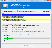 Screenshot of MBOX to Outlook Converter