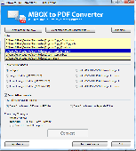MBOX to PDF Converter Screenshot