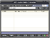Screenshot of MP3 Audio Batch Converter