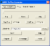 MPEG To Wav Converter Screenshot