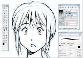 Screenshot of Manga Studio EX Windows