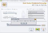 Screenshot of Migrate MSSQL to MySQL Database