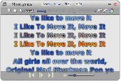 MiniLyrics Screenshot
