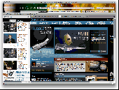Screenshot of NASA Space theme for Firefox