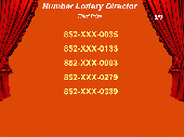 Screenshot of Number Lottery Director