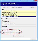 Outlook Express DBX File Converter Screenshot