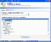 Screenshot of Outlook Mailbox Conversion