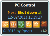 Screenshot of PC Control