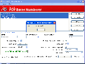 Screenshot of PDF Bates Numberer