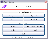 Screenshot of PDF Filer