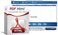 Screenshot of PDF to Html Converter for Mac