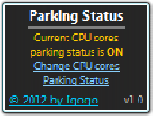 Screenshot of Parking Status