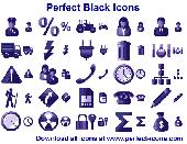 Screenshot of Perfect Black Icons