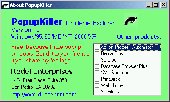 Screenshot of PopupKiller