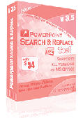 PowerPoint Search and Replace Tool Screenshot