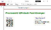 PrecisionID QR-Code Barcode Fonts Screenshot
