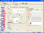 Screenshot of ROBO Print Job Manager