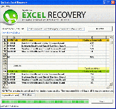 Screenshot of Recover Excel File