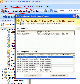 Screenshot of Remove Duplicate Contacts Outlook 2003