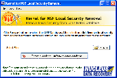 Remove Notes Local Security Screenshot