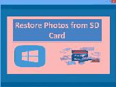 Screenshot of Restore Photos from SD Card