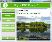 Screenshot of Royce PDF Printer
