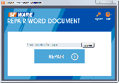 SFWare Repair Word Document Screenshot