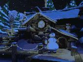 Screenshot of Santa's Home 3D Screensaver