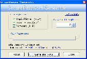 Secure Password Generator Screenshot