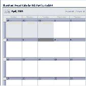 SharePoint Project Calendar Web Part Screenshot