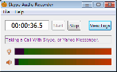 Screenshot of Skype Audio Recorder